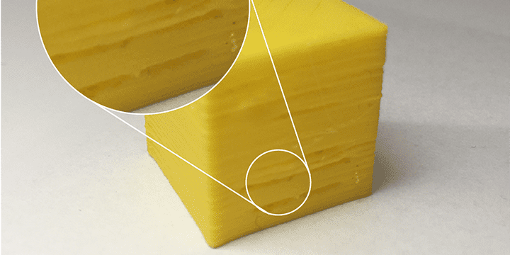 layer_seperation Layer separation on 3D printed part