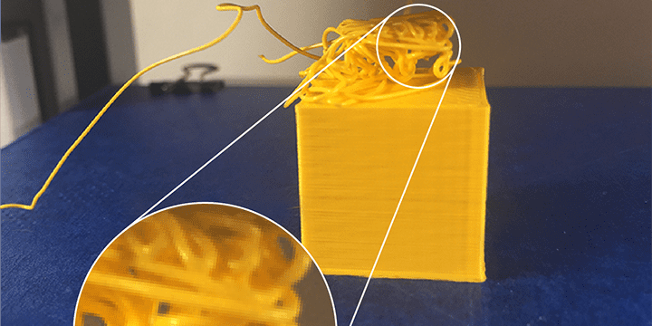 3D printer prints in mid air