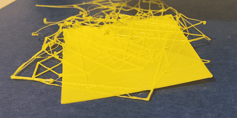 not_sticking 3D printed part does not stick to the bed