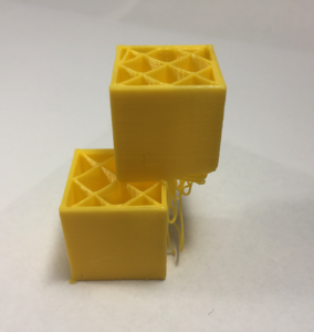 Shift in layers of 3D printed part