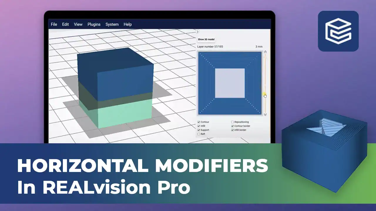 Horizantal modifiers in REALvision Pro