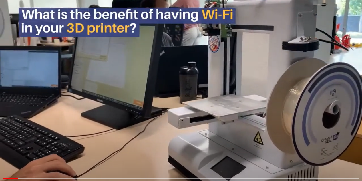 The benefits of having WiFi in a 3D printer and in REALvision Pro