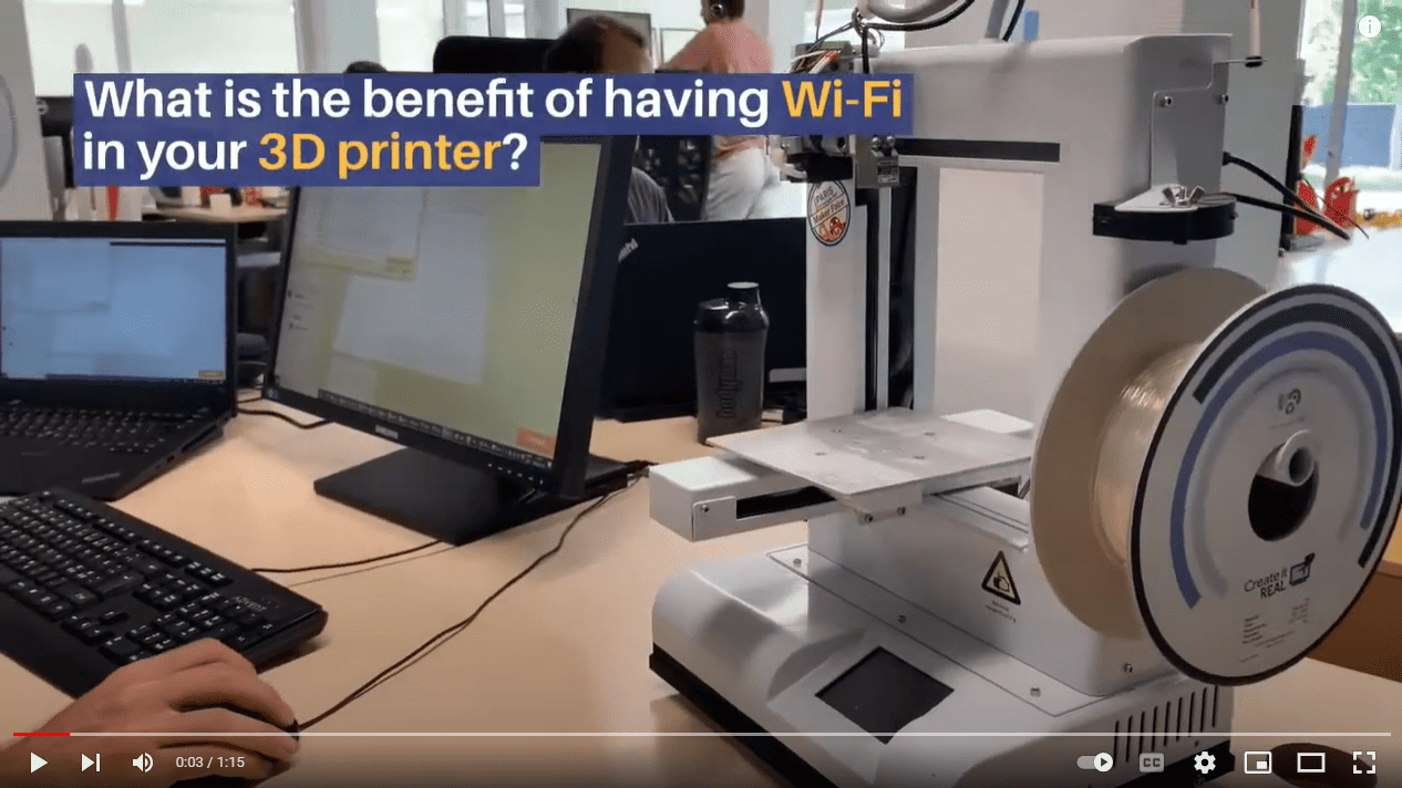 The benefits of having WiFi in a 3D printer and in REALvision Pro