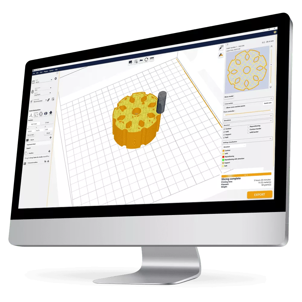 Powerfull 3D printing software ADDCAAM
